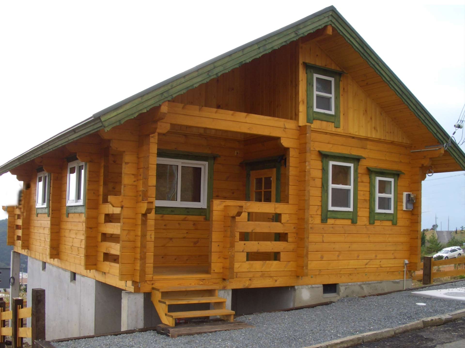 ログハウス新築